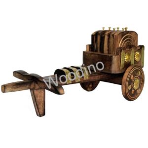 Woodino Bullock Cart Design Coaster