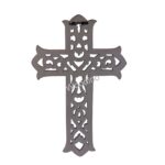 Woodino Jesus Christ Wooden Golden Cross