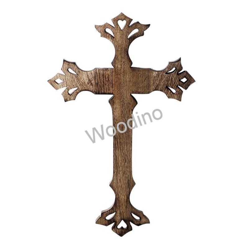 Woodino Antique Look Jesus Christ Wooden Cross