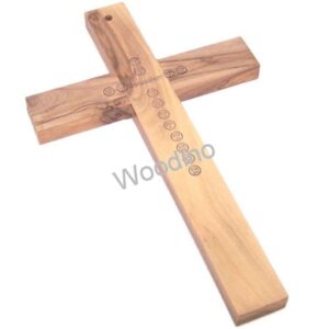 Woodino Wooden Jesus Christ Cross Wall Hanging