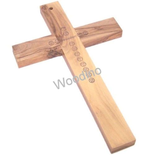Woodino Wooden Jesus Christ Cross Wall Hanging