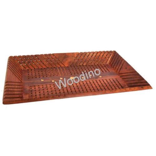 Woodino Rectangle Wooden Serving Tray