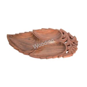 Woodino Mango Shaped Wooden Spice Tray