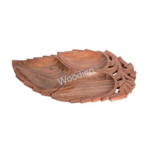 Woodino Mango Shaped Wooden Spice Tray