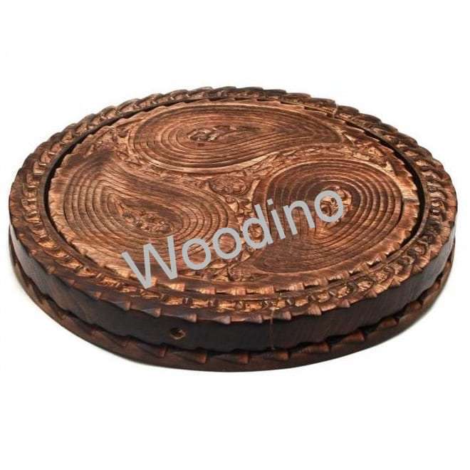 Woodino Wooden Antique Mango Shaped Basket