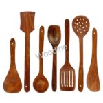 Woodino Kitchen Spoon Set - Jharni, Palta, Rice Palta etc