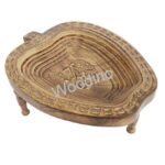 Woodino Mango Wood Apple Folding Spring Tray