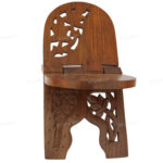 Woodino Wooden Carving Chhilayi Sheesham Rehal Book Stand 13 Inch