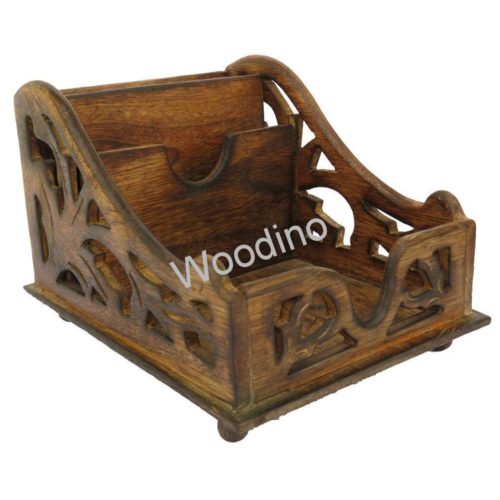 Woodino Antique Mango Wood Latter Rack or Mobile Stand