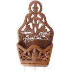 Woodino Angoori Wooden Wall Latter Rack