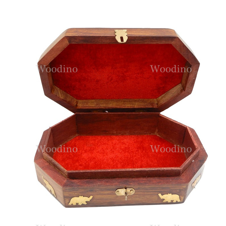 Woodino Wooden Jewellery Box Set of 3