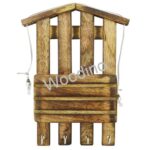 Woodino Mango Wood Wall Latter Rack