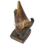 Woodino Mango Wood Specs Stand With Mustache