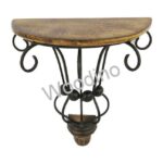 Woodino Wrought Iron Wooden Wall Bracket