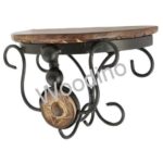 Woodino Wooden & Wrought Iron Wall Bracket