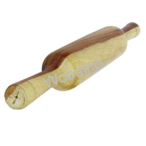 Woodino Mango Wood Rolling Pin 12 Inch (Belan)