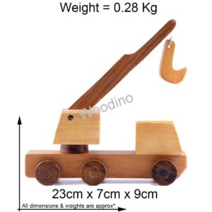 Woodino Wooden Crane Hand-pulled Toys