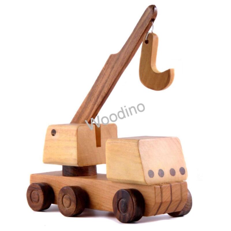 Woodino Wooden Crane Hand-pulled Toys