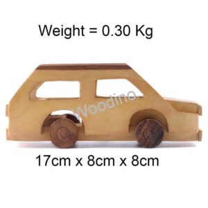 Woodino Haldu Wood Old Maruti Car Model Toy