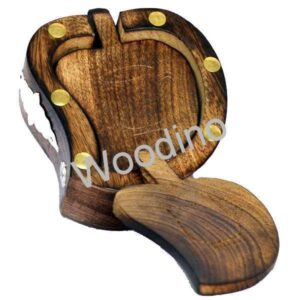 Woodino Mango Wood Antique Coaster Set