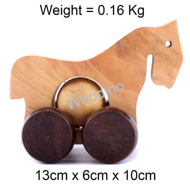 Woodino Haldu Wood Horse Animal Toy
