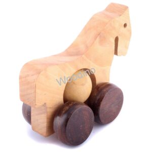 Woodino Haldu Wood Horse Animal Toy
