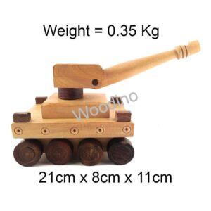 Woodino Haldu Wood Fighting Tank Model Toy