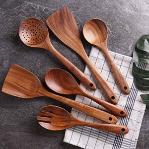 Wooden Trendy Cutlery Set (Waterproof)