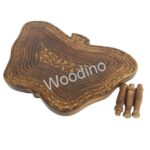 Woodino Mango Wood Apple Folding Spring Tray