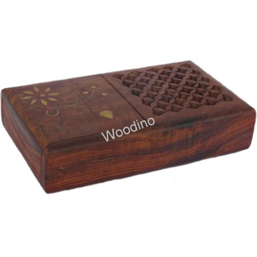 Woodino Brass & Net Work Pocket Cigarette Holder