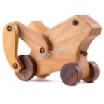 Woodino Haldu Yellow Wood Frog Non-Toxic Toys