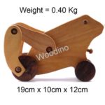 Woodino Haldu Yellow Wood Frog Non-Toxic Toys