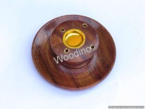 Woodino Wooden Incense Holder Plate