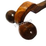 Woodino Wooden Acupressure Two balls Handle Massager Smoother