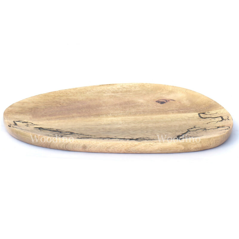 Woodino Acacia Wood Laser Work Small Tray (for 2 glasses)