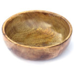 Woodino Mango Wood Plain Bowl (Size-5.5 x 2 inch)