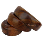 Woodino Sheesham Plain Wooden Bowls Set 4 Inch, 5 Inch, 6 Inch