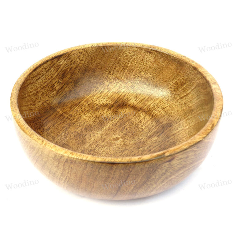 Woodino Plain Simple Wooden Bowl (Size- 5 inch)