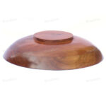 Woodino Sheesham Wood Big Bowl for Catering (Size- 8 inches dia)