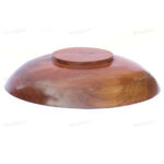 Woodino Sheesham Wood Big Bowl for Catering (Size- 8 inches dia)
