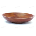 Woodino Sheesham Wood Big Bowl for Catering (Size- 8 inches dia)