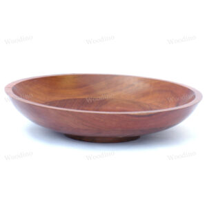 Woodino Sheesham Wood Big Bowl for Catering (Size- 8 inches dia)