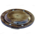 Woodino Antique Look Platter (Size: 10 inch dia ) Tray