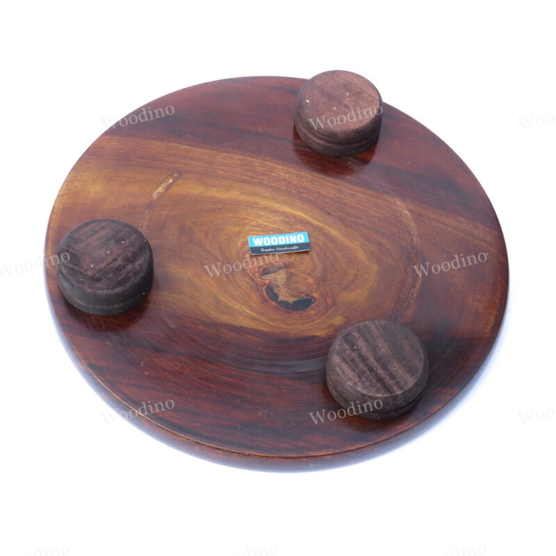 Woodino Sheesham Wood Chakla/ Rolling Board - Size 12 inch