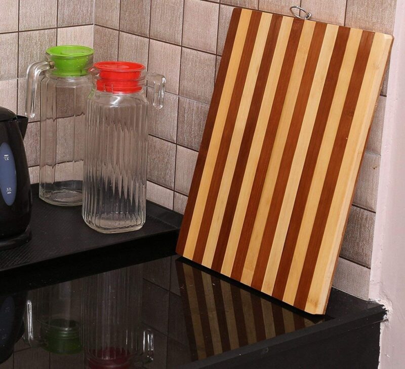 Woodino Chopping Board - Bamboo Wood Vegetable Cutting Board, Slicing Board for Fruits, Meat