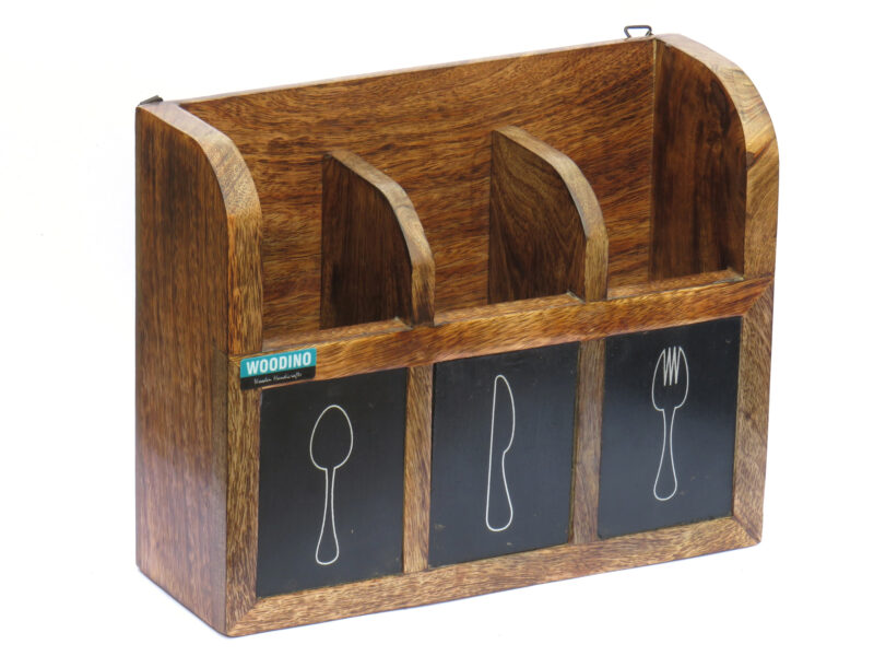 Spoon Storage Box, Forks Storage, Kitchenware, Wooden Spoon Box