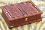 Woodino Rehal Box/Ramayan/Quran/Bible Holder II Sheesham Wood Hand carved