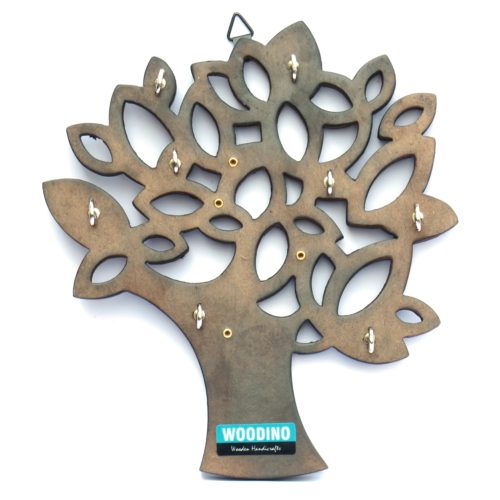 Woodino Key Holder- MDF Wood Tree Key Holder