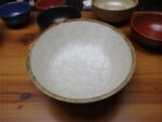 Woodino Mango Wood Salad Bowl with Inner Resin Art – Mother of Pearl Look – Decorative Serving Bowl for Dry Items, Snacks, Fruits – Handcrafted with Epoxy Clear Layer (9x3 Inch)