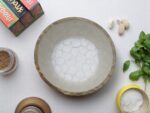 Woodino Mango Wood Salad Bowl with Inner Resin Art – Mother of Pearl Look – Decorative Serving Bowl for Dry Items, Snacks, Fruits – Handcrafted with Epoxy Clear Layer (9x3 Inch)